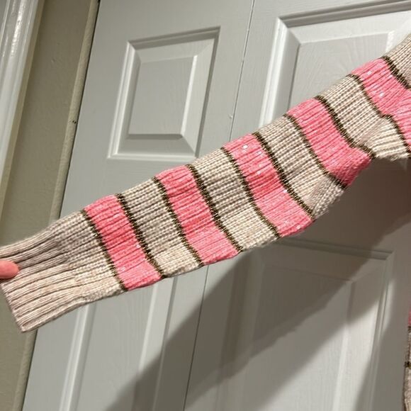 NWT Design History Striped Sequin Cardigan, Size XS - Picture 5 of 11